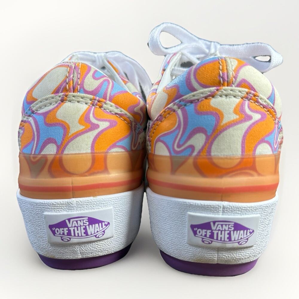 Vans Old Skool Stacked UV Activated Peace Sign Platform Sneakers Women's SZ 7 - Picture 7 of 11